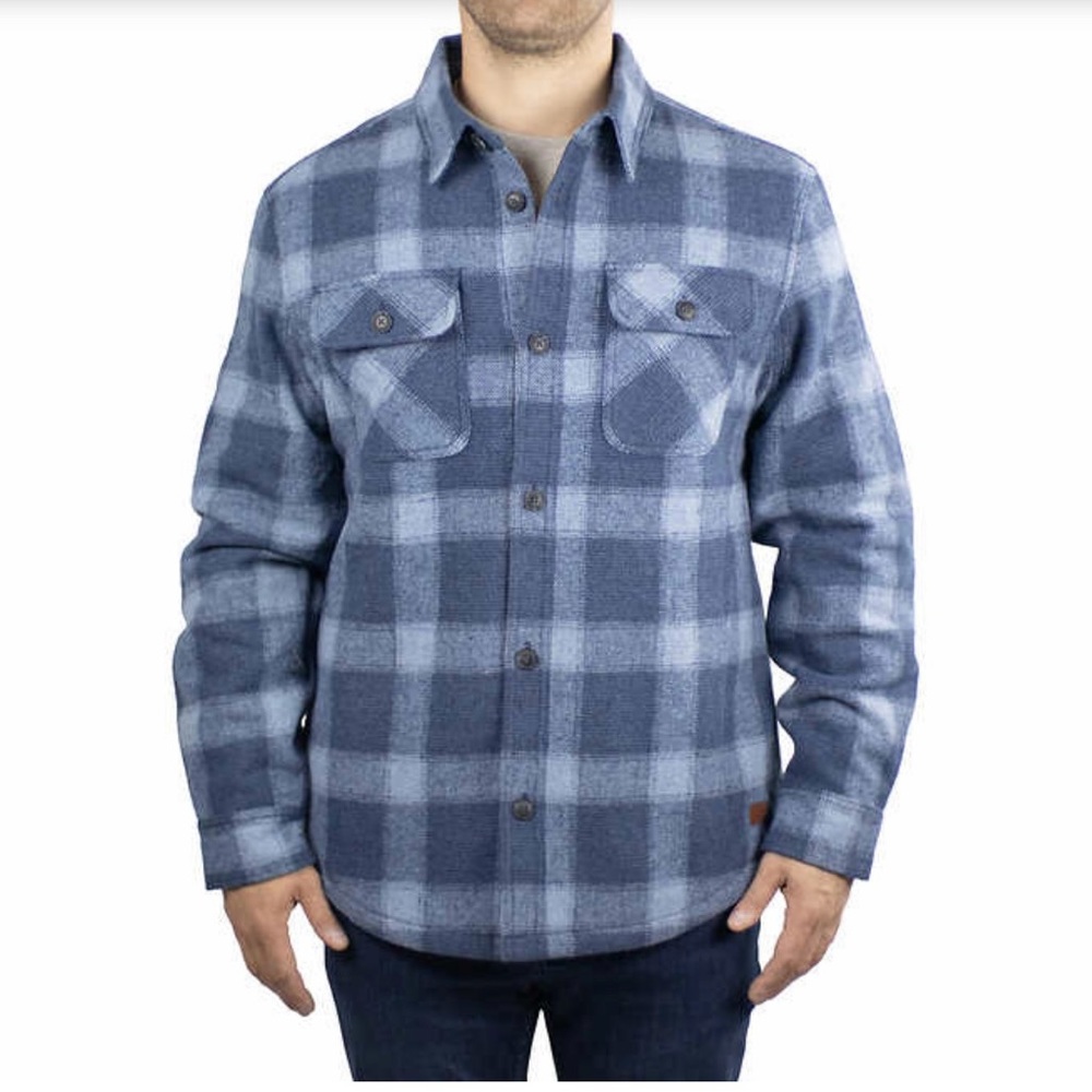 Jachs Sherpa Lined Wool Blend Shirt Jacket XXL New